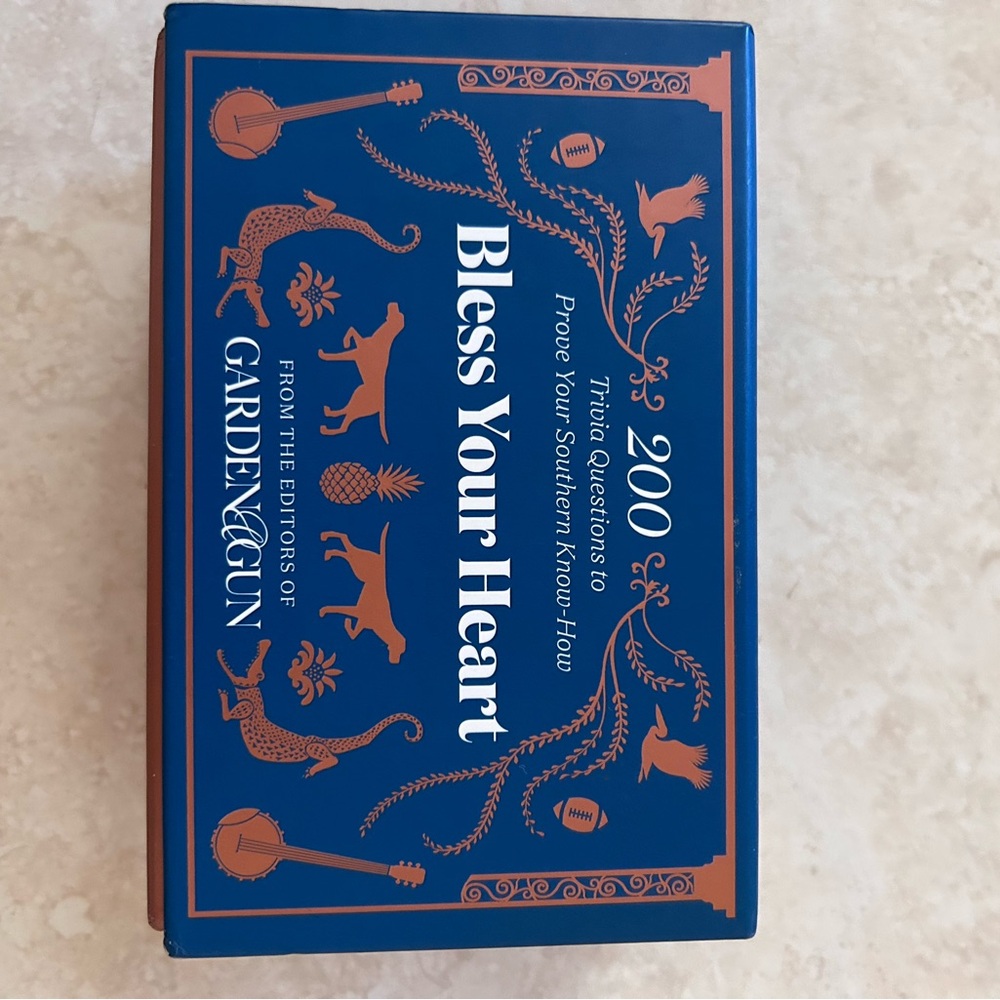 Garden & Gun Trivia Card Set